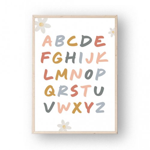 Poster ABC lernen A4 A3 – print