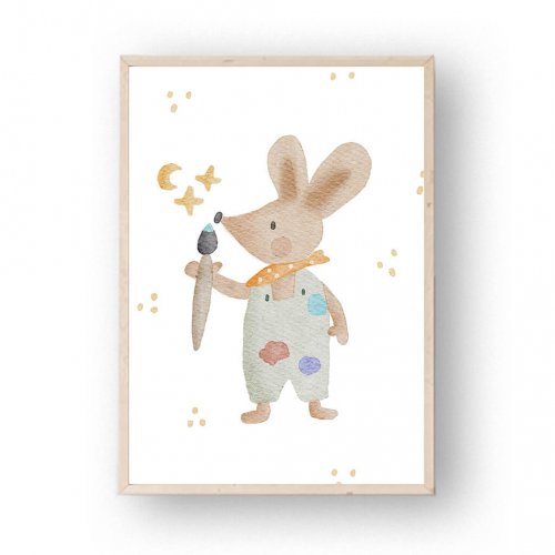 Poster Künstlermaus A4 A3 – print