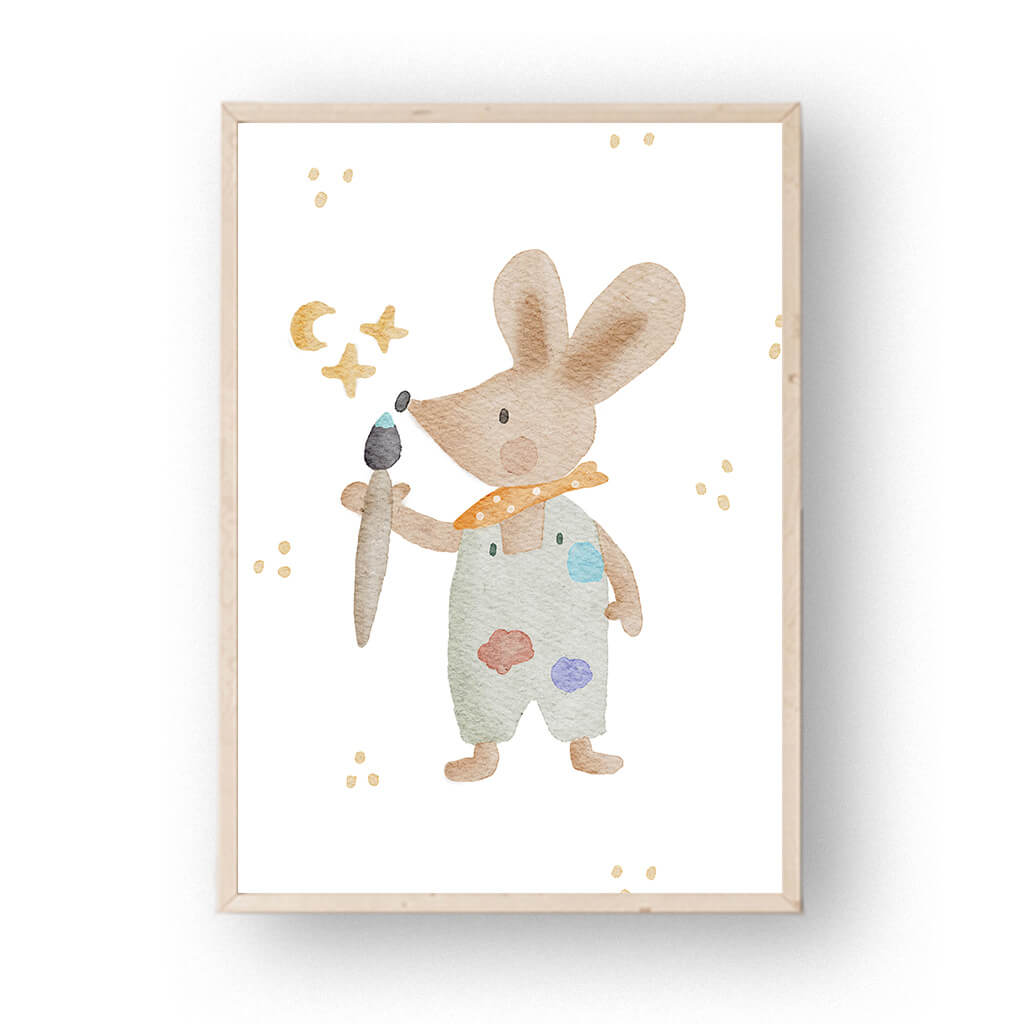 Poster Künstlermaus A4 A3 – print