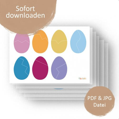 Tablettarbeiten Ostern ab 2 Jahre – zum Ausdrucken [Digital]