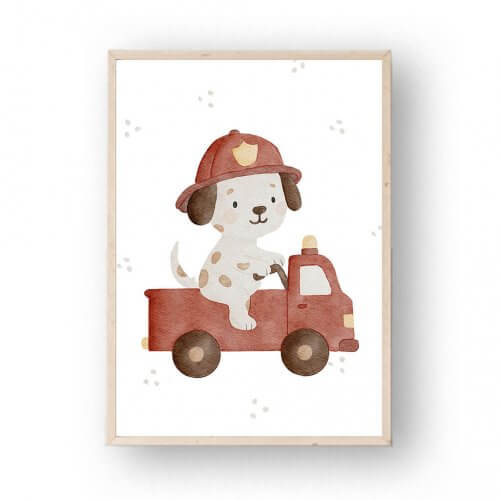 Poster Feuerwehrdalamtiner A4 A3 – print