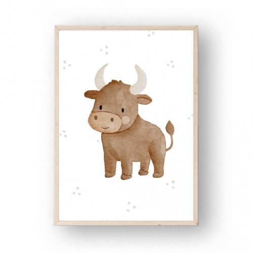 Poster Auerochse A4 – print