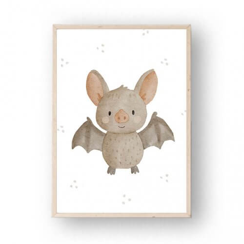 Poster Große Hufeisennase A4 – print