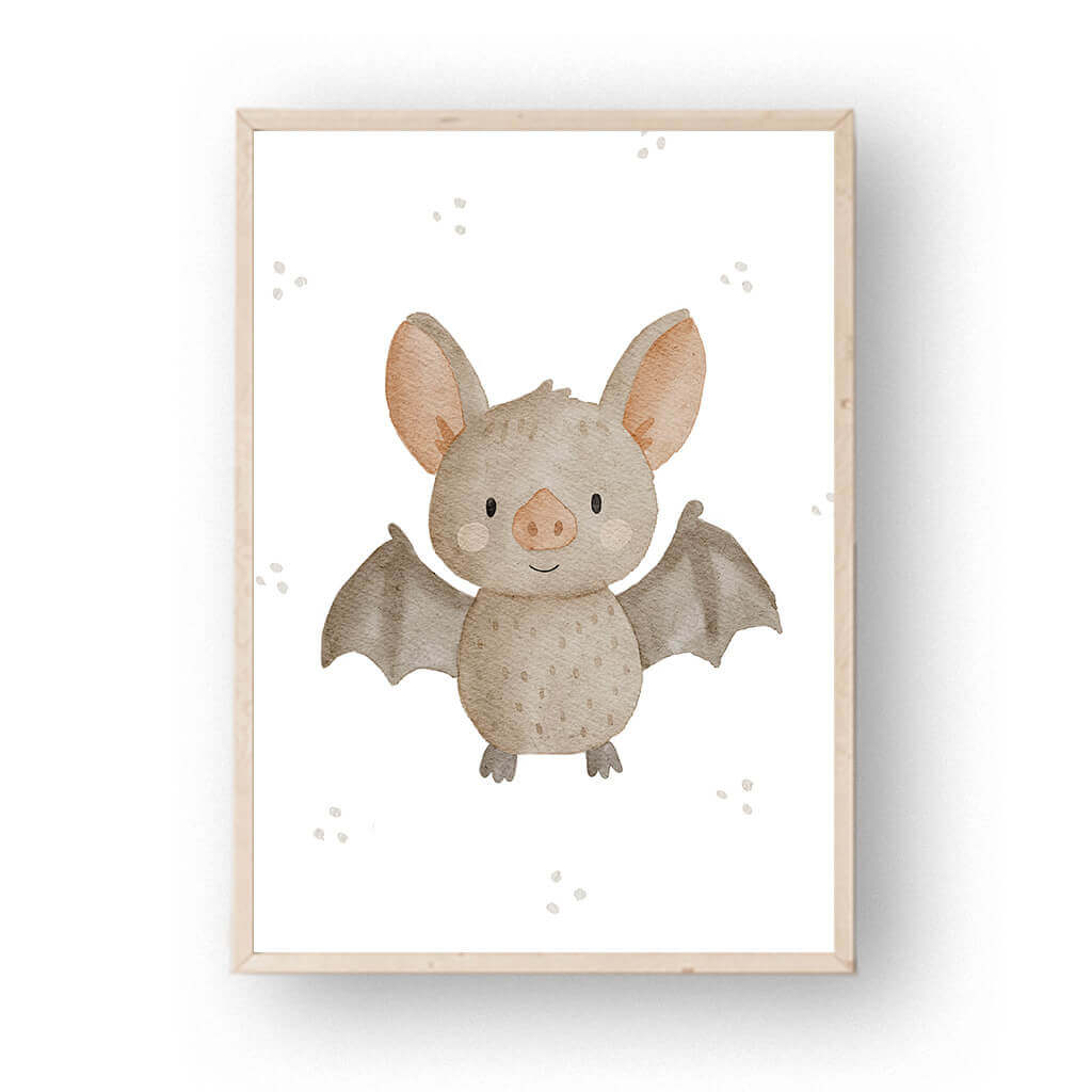 Poster Große Hufeisennase A4 – print