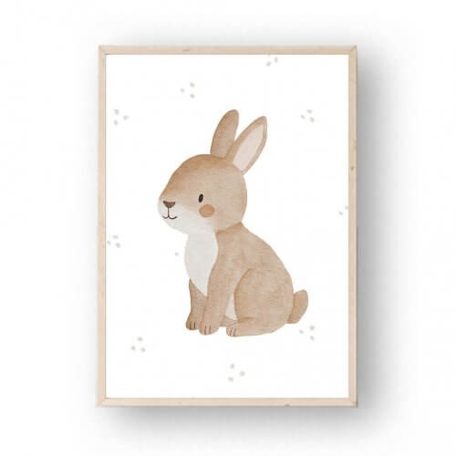Poster Hase A4 A3 – print