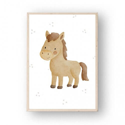 Poster Tarpan Wildpferd A4 A3 – print