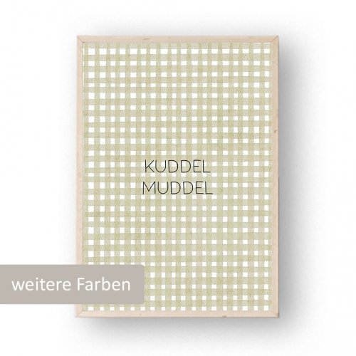 Poster Kuddelmuddel A4 – print