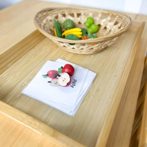 Lernkarten Obst Gemüse ab 2 Jahre – zum Ausdrucken [Digital]