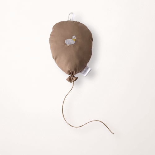 Luftballon Schaf bestickt - Stoff-Ballon