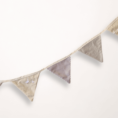 Wimpelkette Gans Streifen – Girlande