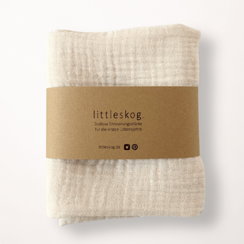 Musselin Tuch beige – Spucktuch